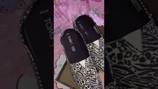 Unboxing TOMS SHOES Alpargata Natural Animal Hybrid #shorts