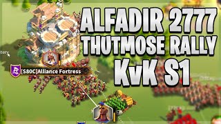 Alfadir 2777 Thutmose YSG Rally on Charles Martel Kvk 1 pt.2  |  Rise of Kingdoms