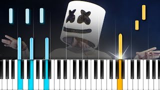 Marshmello - "Fly" Piano Tutorial - Chords - How To Play - Cover