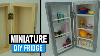 How to Make a Miniature Refrigerator for Dollhouses