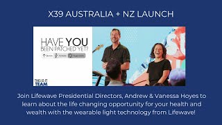 X39 Australia and NZ Launch With Andrew and Vanessa Hoyes