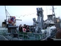 20121223 海自えのしまxmasx02「国旗降下10秒前、パッパパパッパーin江の島」