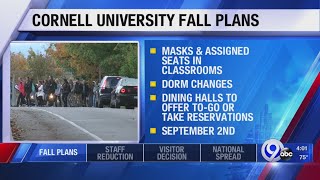 Cornell University fall plans