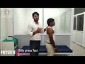 Belly Press test | special test of shoulder #shoulderexercise #test #pain #special