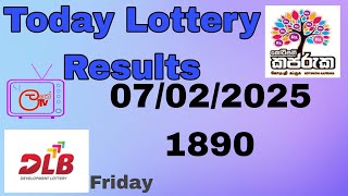 Kapruka 1890 2025.02.07 Today Lottery Results | අද කප්රුක දිනුම් ප්‍රතිඵල DLB