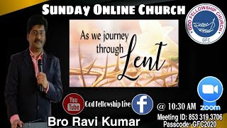 | Why Lent | శ్రమ దినములు ఎందుకు | Bro.RaviKumar | GodFellowshipLive | March 2022