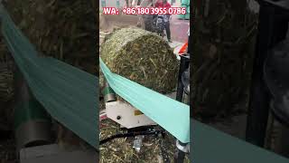 Fully automatic silage baling and wrapping machine