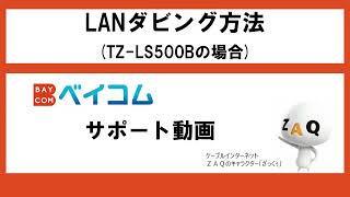 95.LANダビング方法（TZ LS500B）