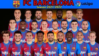 FC BARCELONA OFFICIAL TEAM PRESENTATION 2021/2022 | FC BARCELONA SQUAD 2021/2022 OFFICIAL