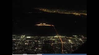 関空空撮夜景