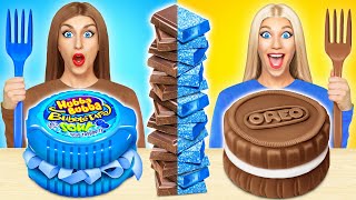 Bubble Gum vs Chocolate Food Challenge by Multi DO Challenge