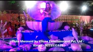 Flute Mermaid for Weddings, Sangeet, Reception