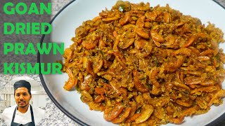 Goan Dried Prawn Kismur Recipe | Dried Prawn Kismur Recipe | Easy Dried Fish Recipe | Ivon's Kitchen