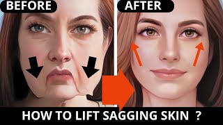 ANTI-AGING FACE EXERCISES FOR SAGGING SKIN and JOWLS !| SAGGING CHEEKS LIFTING