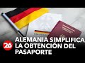 Alemania simplificará el acceso a la nacionalidad alemana