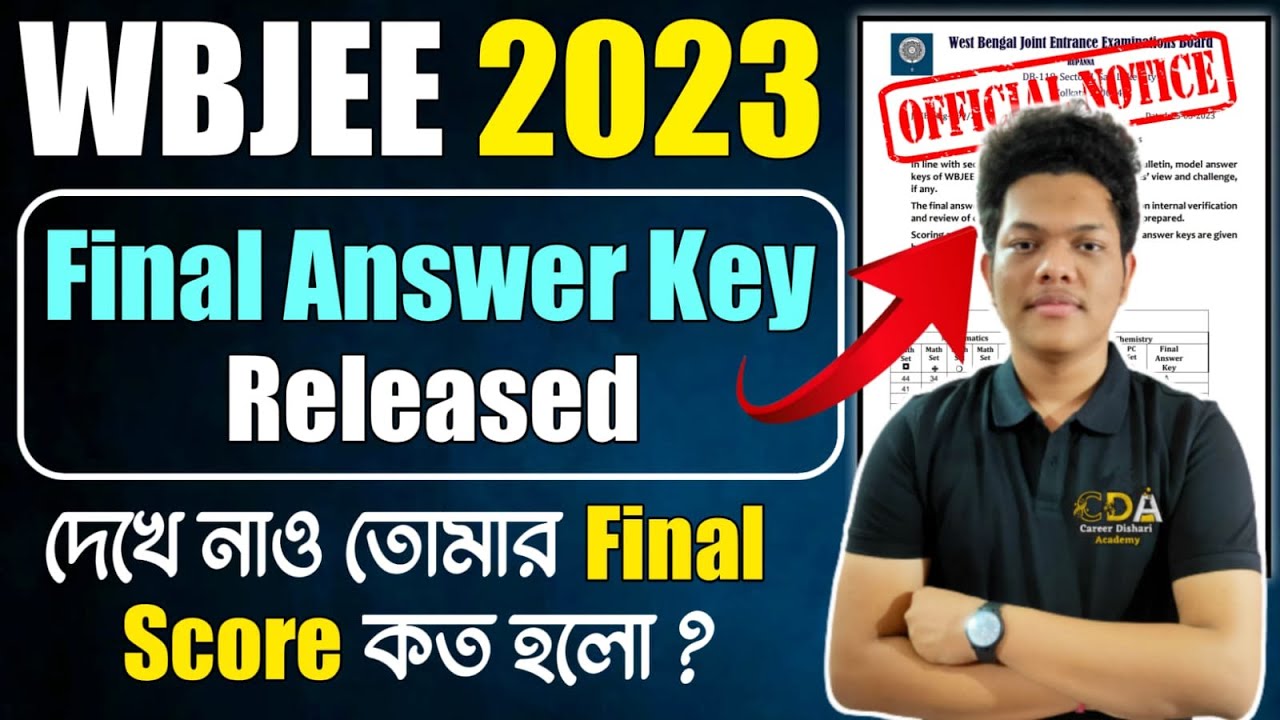 WBJEE 2023 Result Date | Official Answer Key | WBJEE 2023 Rank Card ...