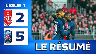 Brest - Paris Saint Germain | 2-5 | Highlights | Ligue 1 2024-25 | brest psg