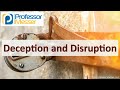 Deception and Disruption - CompTIA Security+SY0-701 - 1.2