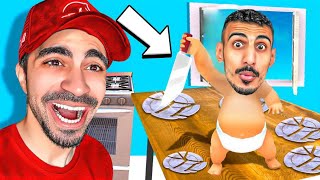 الطفل المشاغب و الاب المجنون !! 👶🏻😂 ( ضحك في ضحك !! 🤣🤣 ) - Who's Your Daddy