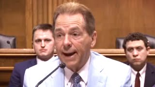Nick Saban Makes a Fool of Himself on the Senate Floor
