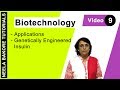 Biotechnology | NEET | Genetically Engineered Insulin | Neela Bakore Tutorials