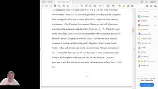 Bryant vs Laramie County deputies - Bodycam shows unlawful entry, tazing