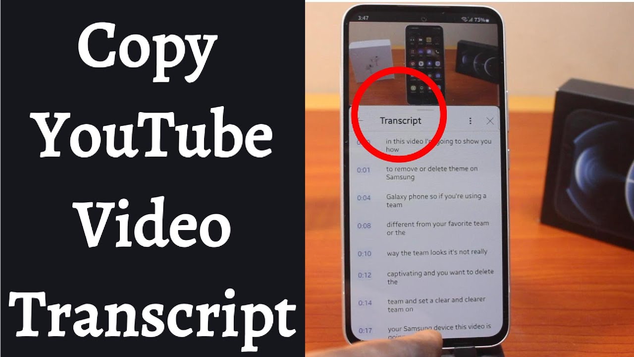 How To Copy Youtube Transcript On Android Youtube
