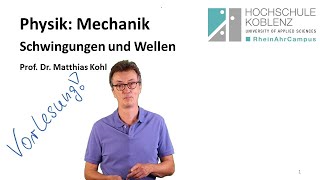 Physik Mechanik, Schwingungen und Wellen: Kapitel. 1. Federpendel, Harmonische Schwingungen