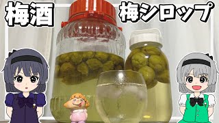 【ゆっくり料理】魂魄姉妹の梅酒・梅シロップ作り！！【ゆっくり実況】