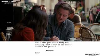 Classic Movie Scenes: INCEPTION (2010) // We're Dreaming scene // Script-to-Screen