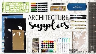 Architectural School Supplies Guide
