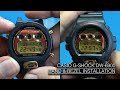 HOW TO INSTALL CASIO GSHOCK DW6900 BAND & BEZEL / CARA CARA MEMASANG BAND & BEZEL DW6900