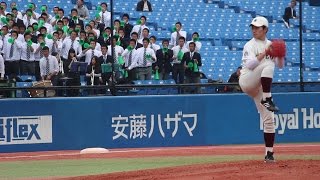 2015 早稲田大学 小島和哉君（浦和学院）の投球 in 明治神宮野球大会