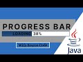 ProgressBar | How to Make a ProgressBar In Java |How to make splash screen in Java