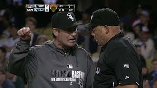 CWS@LAD: Ventura ejected for arguing with the umpire