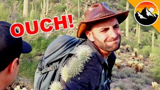 OUCH! Cactus Spikes Me!