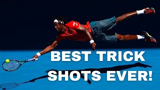 Best Tennis Trick Shots Ever!   INSANE