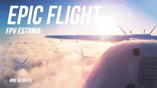 Mini Talon Fpv - Flight over fog | Long range | Estonia