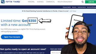 Earn $350 When You Open A Fifth Third Bank Checking Account | SUPER EASY!