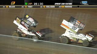 Highlights from Sunday's entertaining 410 Sprint Car main event at BAPS Motor Speedway