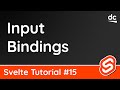 Input Bindings - Svelte Tutorial #15