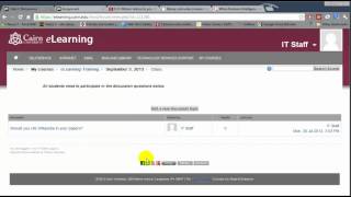Using forums in Moodle™ Software Platform