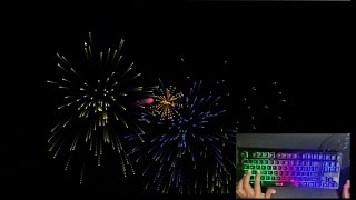 ASMR programming coding fireworks | No Talking | #asmr #asmrsounds