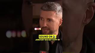 John Fury SHOUTED at Carl Froch before the Tyson Fury vs Arslanbek Makhmudov launch press conference