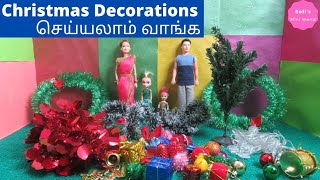 அழகான குடும்பம் Episode 89 | Angel Christmas Decorations | barbie tamil | barbie shopping