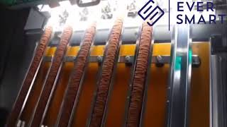 EverSmart full automated stacking to on edge wrapping