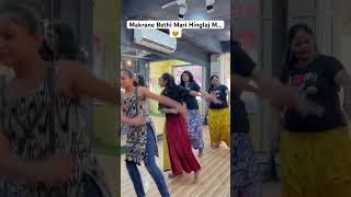 Makrane Bethi Mari Hinglaj M😍 | viral garba group | new step garba | #navratrispecial #shortsviral