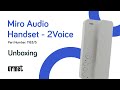 Urmet Miro Audio Handset Unboxing