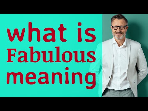 What is the root word of the word fabulous?