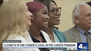 Elizabeth Seton students excel in pre-career program | NBC4 Washington